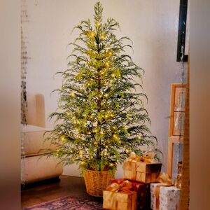 My Texas House 4-ft pre-lit cypress led Christmas Tree